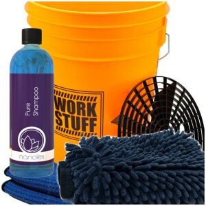 GreenZ Car Washing Kit Advanced with Buckets Grit Guard