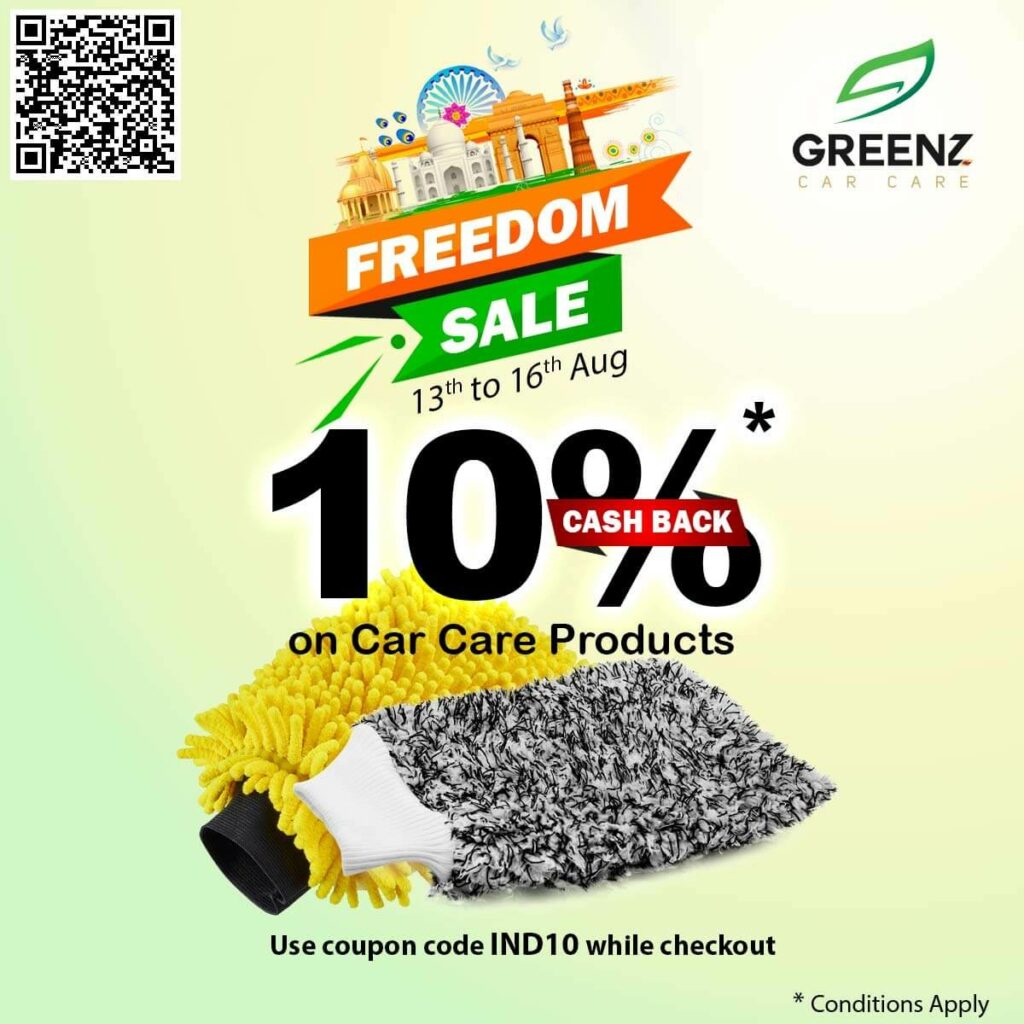 Independence Day Sale on Car Detailing Products