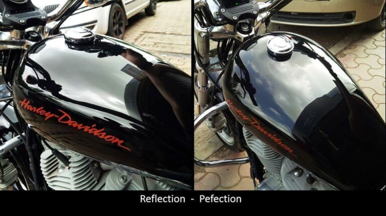 Harley Davidson Gyeonified with Prime | Harley Davidson Motorcycle Detailing India